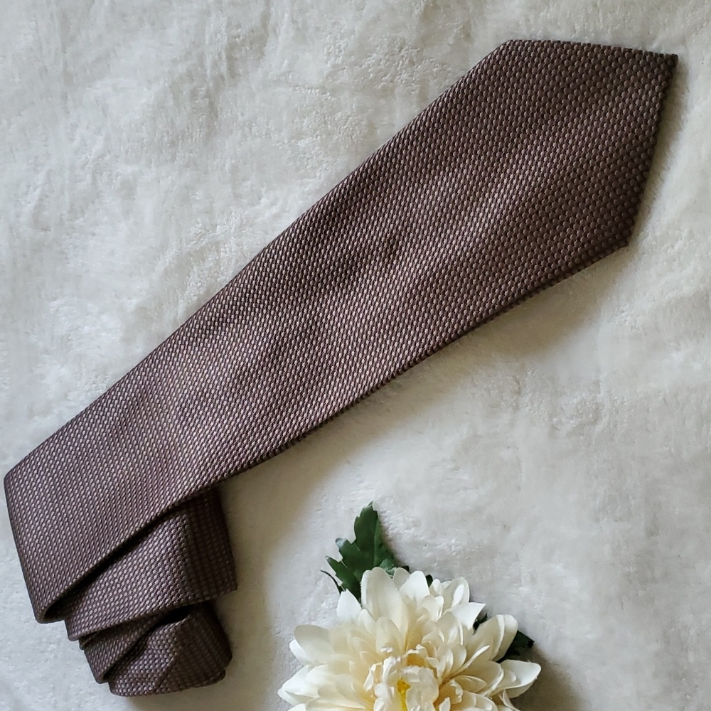 Jean John softest brown silk tie